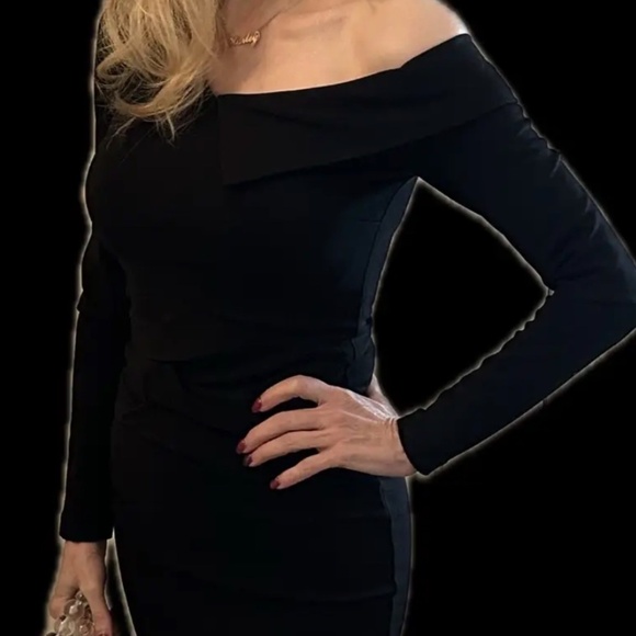 Nicole Miller Structured One Shoulder Dress US 0 MINI - Picture 5 of 11